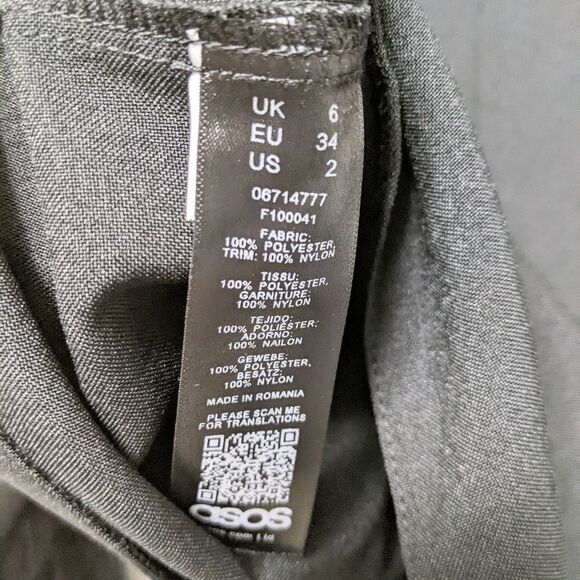 ASOS Design Long Sleeve Fringe Top 2 - Picture 5 of 6